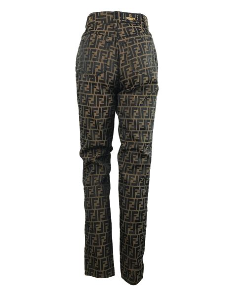 pantaloni fendi oro|Fendi Pants for Women .